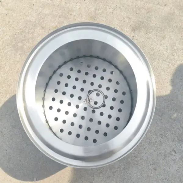 【高雄現貨】304不銹鋼柴火爐 煹火爐 取暖爐 育空爐 材火火箭爐 猛火爐 烤肉爐 焚火台炭火爐 贈收納袋:圖片 7