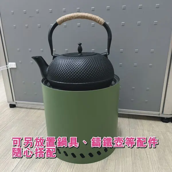 【高雄現貨】304不銹鋼柴火爐 煹火爐 取暖爐 育空爐 材火火箭爐 猛火爐 烤肉爐 焚火台炭火爐 贈收納袋:圖片 8