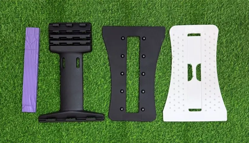 【台灣現貨】(升級款) 磁石腰椎牽引器 腰椎舒緩架 頸椎腰椎 牽引器 背部伸展器 腰部按摩器 拉背器 紓壓 伸展 禮品:圖片 3