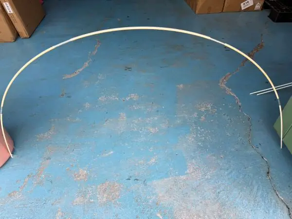 玻璃纖維桿8mm長120cm+金屬連接管 實心 可無限長度 隧道式防蟲棚含金屬連接管 拱形溫室花苗網室 溫室棚 防雨棚 有機蔬菜花房:圖片 3