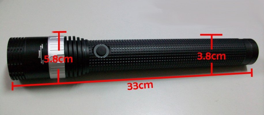 CREE Q5 防衛型 旋轉變焦強光手電筒:圖片 5