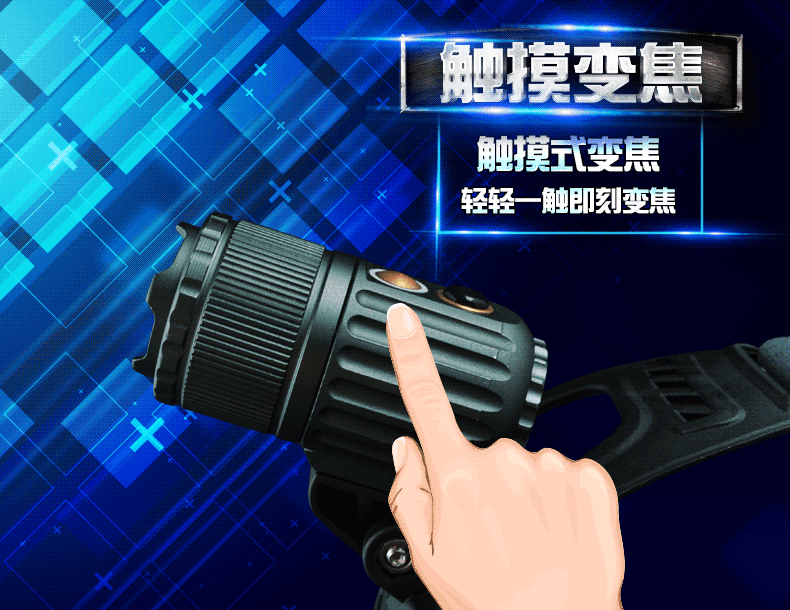 H-09 POKOCREE XML -L2 鋰電頭 全自動電子觸控式按鈕變焦:圖片 4