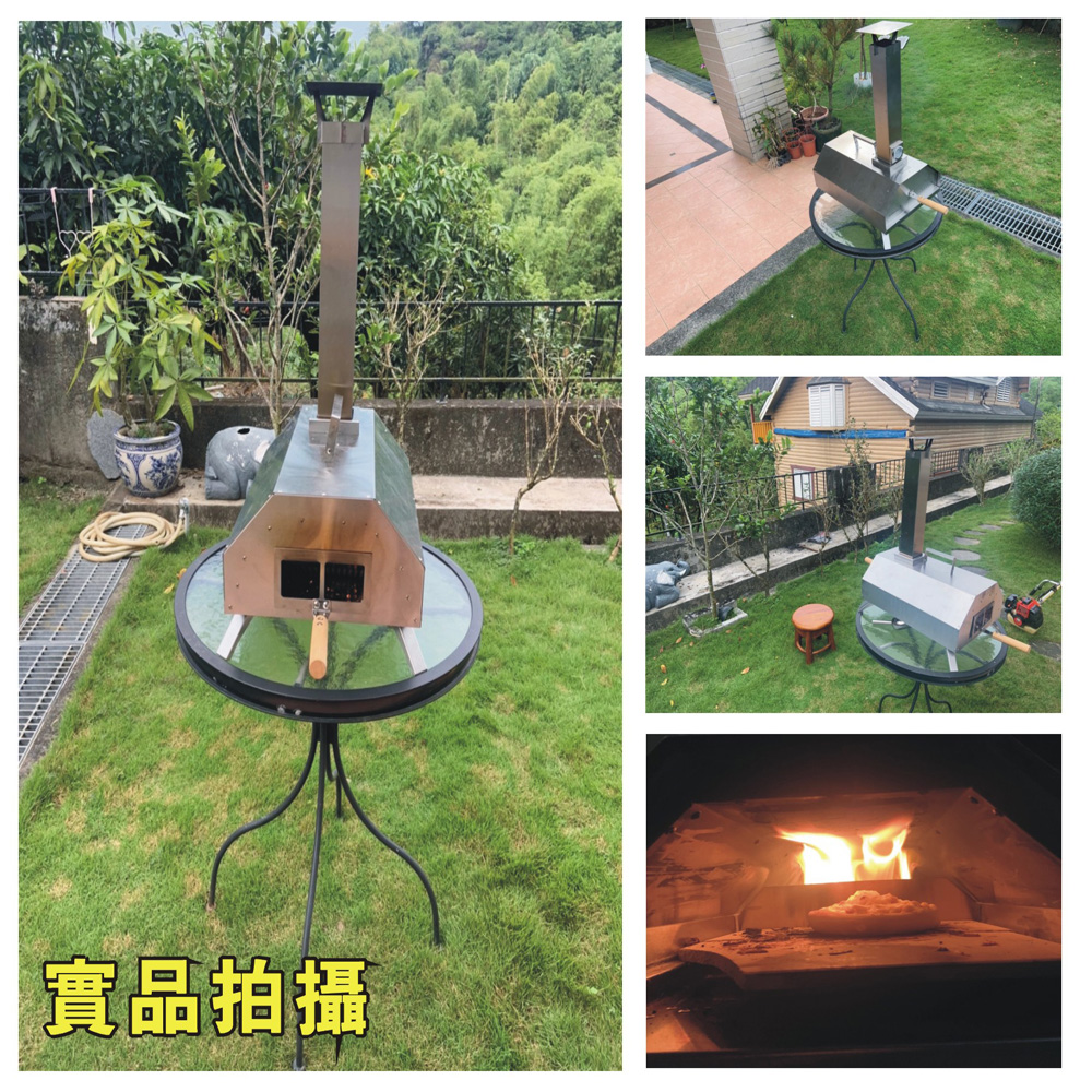 柴燒款 即開即用 免組裝【台灣製造專利/升級陶瓷棉保溫層】不鏽鋼柴燒披薩爐 PIZZA爐 麵包烤箱 柴燒爐 窯爐 悶烤爐:圖片 6